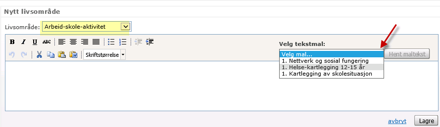 Jobbe med planen 31 Sosialt fellesskap/nettverk Beskrivelse av nettverk og ressurser og behov knyttet til dette.