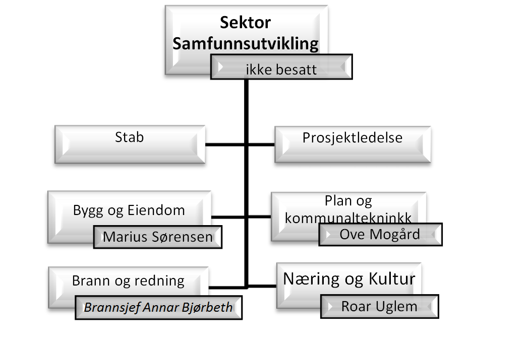 9 SEKTOR SAMFUNNSUTVIKLING Rådmannen hadde gjennom hele 2015 det overordnete ansvaret for sektoren.