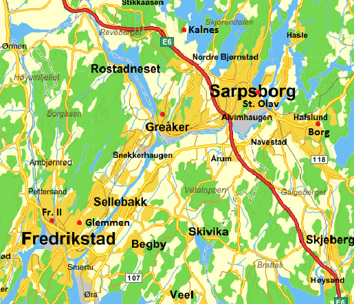 I tillegg ligger Haldens avdelinger på Risum og Tosterødberget og Glemmens avdeling på Lisleby utenfor bysentrum.