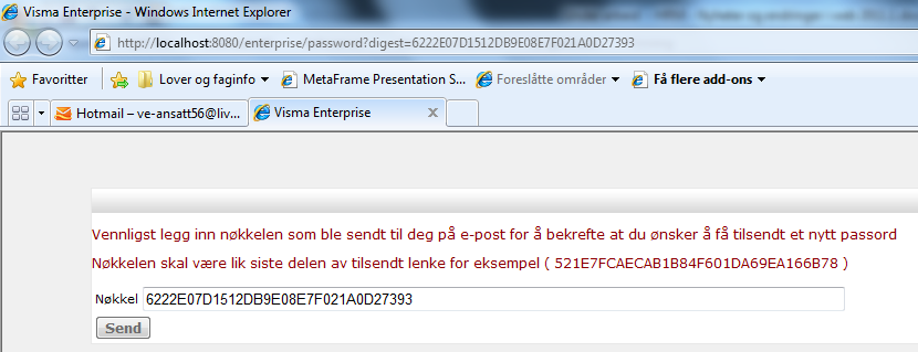 4. Tidligere ansatte og ansatte som har endret e-postadresse, kan sende ny e- postadresse til hr@sortland.kommune.no Når slik endring er registrert hos oss kan du fortsette.