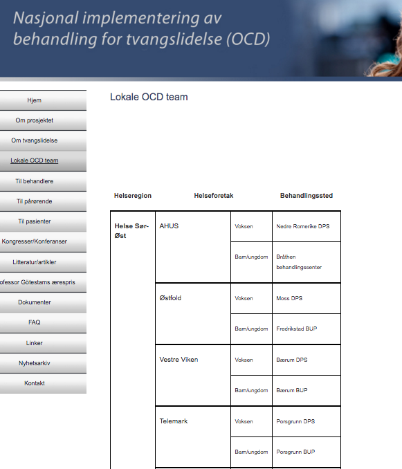 Lokale OCD-Team i