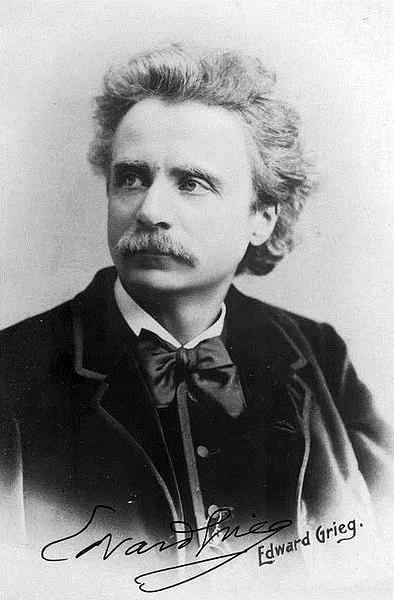 EDVARD GRIEG (1843 1907) Grieg er uten tvil vår mest kjente komponist ikke bare i Norge. Verkene hans spilles over hele verden, og han har hatt stor betydning for senere komponister.