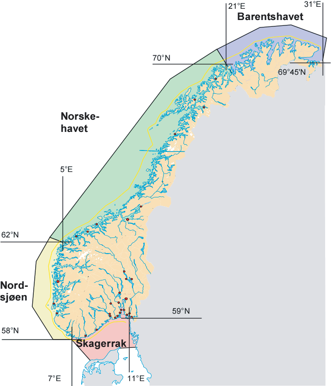 RAPPORT LNR 4731-2003 Marin karakterisering Typologi, system for å beskrive økologisk naturtilstand