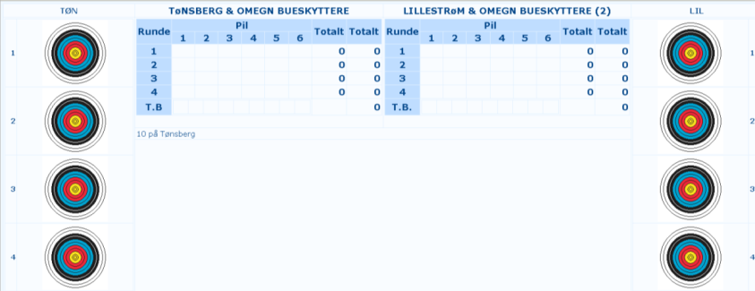 eks en storskjerm Sendingskontroll og Forhåndsvis sending Programmet er