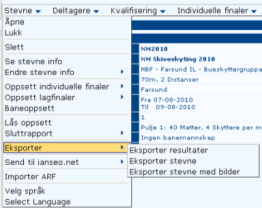 Konkurranse Konkurranseoversikt På denne siden er det mulig å velge blande de konkurransene som er lagret i din database. Klikk på lenken "Åpne" ved siden av konkurransen for å åpne en konkurranse.