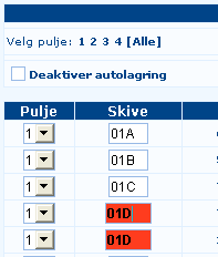 Deltagende skytter i ind/lag skyting På denne siden er det mulig å aktivere/deaktivere hvilken resultatliste skytterne skal/ikke skal være med å telle på: Ind. Kval.