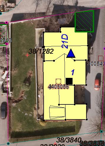 bygg maks 50 m² Avstand til andre bygg 1 m Avstand