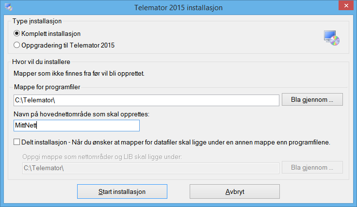 Hvordan komme i gang Installasjon av program Ved første gangs installasjon 1. Gå til http://www.mxdata.no/last_ned_ev.htm, fyll inn feltene og trykk Registrer 2. Følg anvisningene på responssiden. 3.