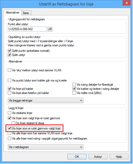 Drift av PON Når du skal drifte et PON i Telemator anbefales det å benytte dialogen Forenklet drift fra utstyr (knappen ).