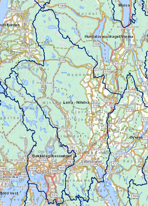 1. Oppsummering - hovedutfordringer Hovedutfordringene i Vannområde Leira-Nitelva er knyttet til eutrofiering (overgjødsling), vassdragsinngrep, sur nedbør og fremmede arter.