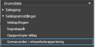 unike varsler på enkelte konteringsverdier. Videre er det mulig å definere ulike nivåer for varslene og at varslet har ulikt symbol ut i fra grenseverdier satt i Økonomi.