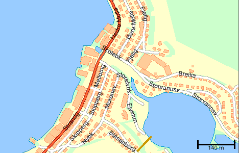 Energiutredning 2009 Hammerfest Kommune 10 5.4.3 Nedre Molla og Findustomta Behovskartlegging Hele dette området er ryddet for gamle bygg, og etablering av nye bygg/virksomheter er startet.