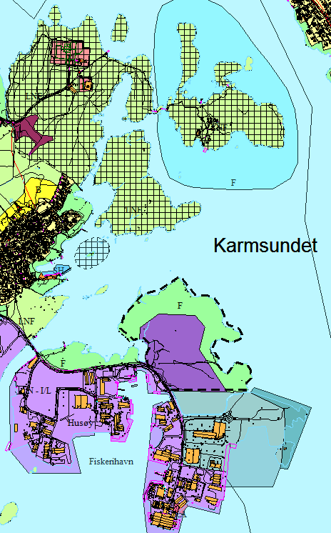 1. INNLEDNING Planområdet omfatter et areal på ca. 230 da og utgjør den nordlige delen av Stutøy, del av Veldeøyane ved Karmsundet. 1.1. Bakgrunn I Karmøy kommunes nylig vedtatte Kommuneplanen 2012-2023(16.