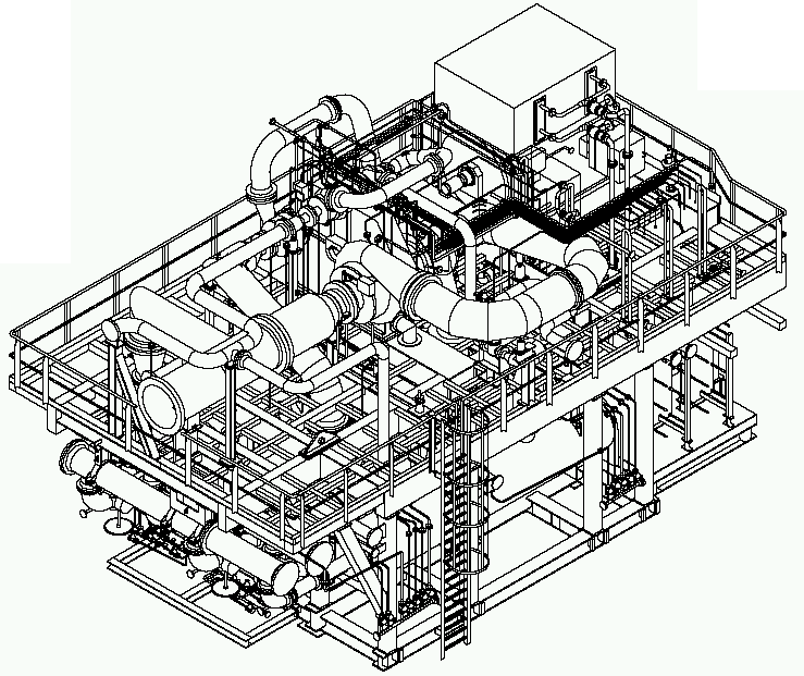 Snøhvit CO2 compressor size and weight 8.54 m 13.41 m 7.