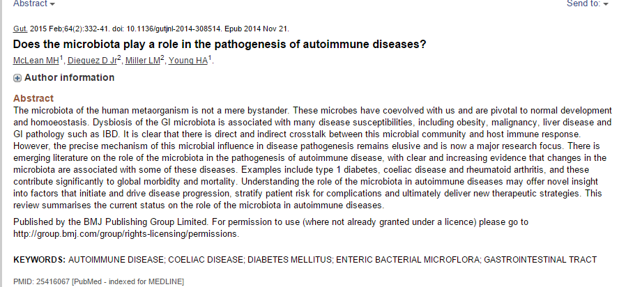 Autoimmune sykdommer og mikrober Det er økende evidens