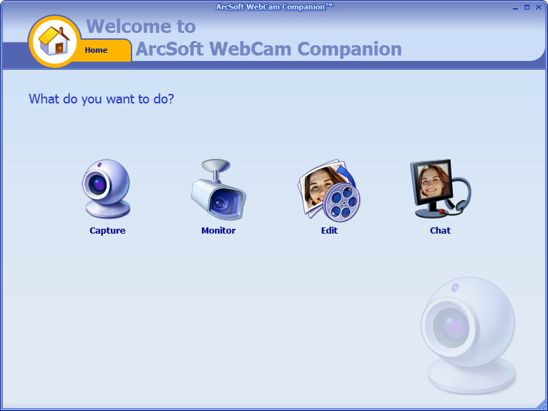 Bruke det webkameraet (QEye) Skjermen leveres med et webkamera på 2,0 megapiksler. Med webkameraet kan du fange stillbilder, spille inn videoer og chatte online.