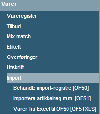 Page 4 of 14 Forord: Denne dokumentasjonen er ment som en enkel veiledning til de som skal benytte vareimport i CS-Web.