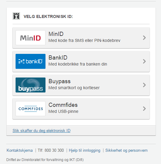 ID-porten ID-porten er en felles innloggingsløsning til offentlige tjenester på internett.