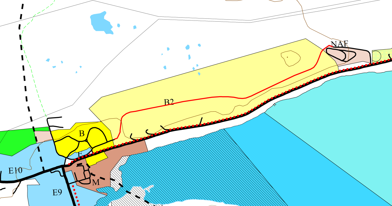 2.3 Planstatus Gjeldende plan for området er kommuneplanens arealdel. I tillegg er det en eksisterende reguleringsplan for Varangerbotn som grenser inn til planområdet i vest.