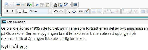 Versjonsnr. 1.3 Side 27 1. Merk den mappen i ressursfeltet der du vil opprette blokken. 2. Velg ny blokk i kontekstmenyen, eller klikk på knappen 3. Velg den blokktypen du ønsker, og gi den navn. 4.