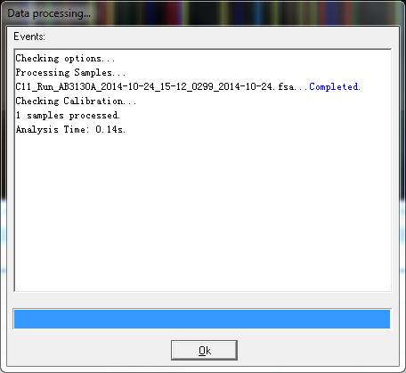 Databehandlingsboks Etter å ha klikket på «OK» i boksen Run Wizard Additional Settings (kjøringsveiviser ekstra innstillinger), vises boksen Data Processing (dataprosessering) (figur 20).