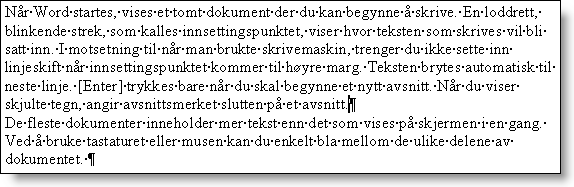 Merking Under hvilken kategori i Figur I finner du valget for å merke hele dokumentet?