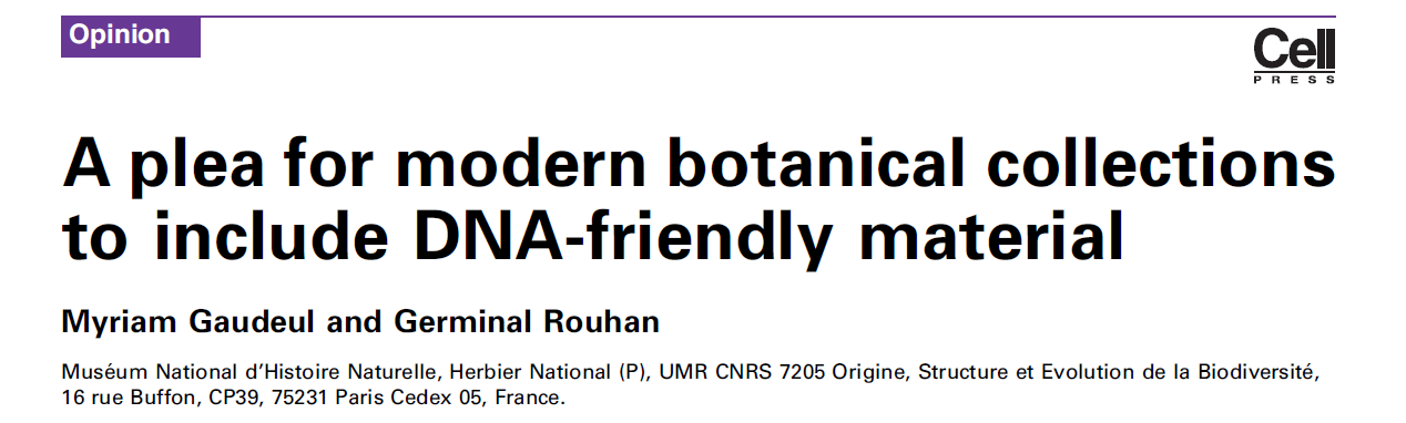 2012 Integrative taxonomy Molecular techniques Flow cytometry Cost < benefit Duty to