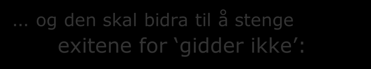 Min innsats er kun en dråpe i havet og derfor ikke viktig Mye av miljøeffekten forsvinner fordi avfallet fraktes over lange