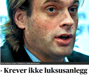 Kritikk Vi krever ikke luksusanlegg.