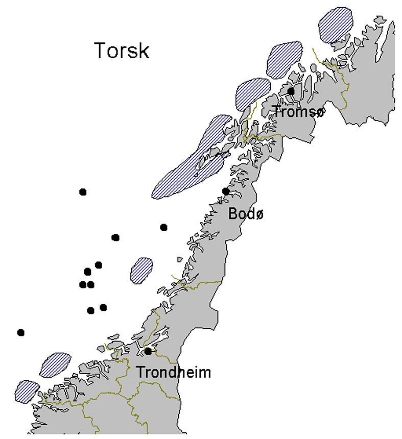 5 Sjøfugl Innenfor influensområdet for oljeutvinningsaktivitet i Norskehavet ligger mange viktige fuglefjell og hekkeplasser for sjøfugl, f.eks. Røst, Værøy og Lovunden, Vega og Vikna.