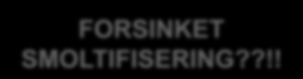 Langtidseffekt Redusert vekst hos ensommrig sjøørretunger i Årungselva (Akershus) Mean length (downstr) 12 11 Fitted Line Plot Mean length (downstr) = 344.3-0.1679 Year downstr (p=0.