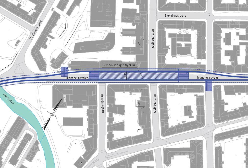 Grünerløkka Betongtunnel på ca.