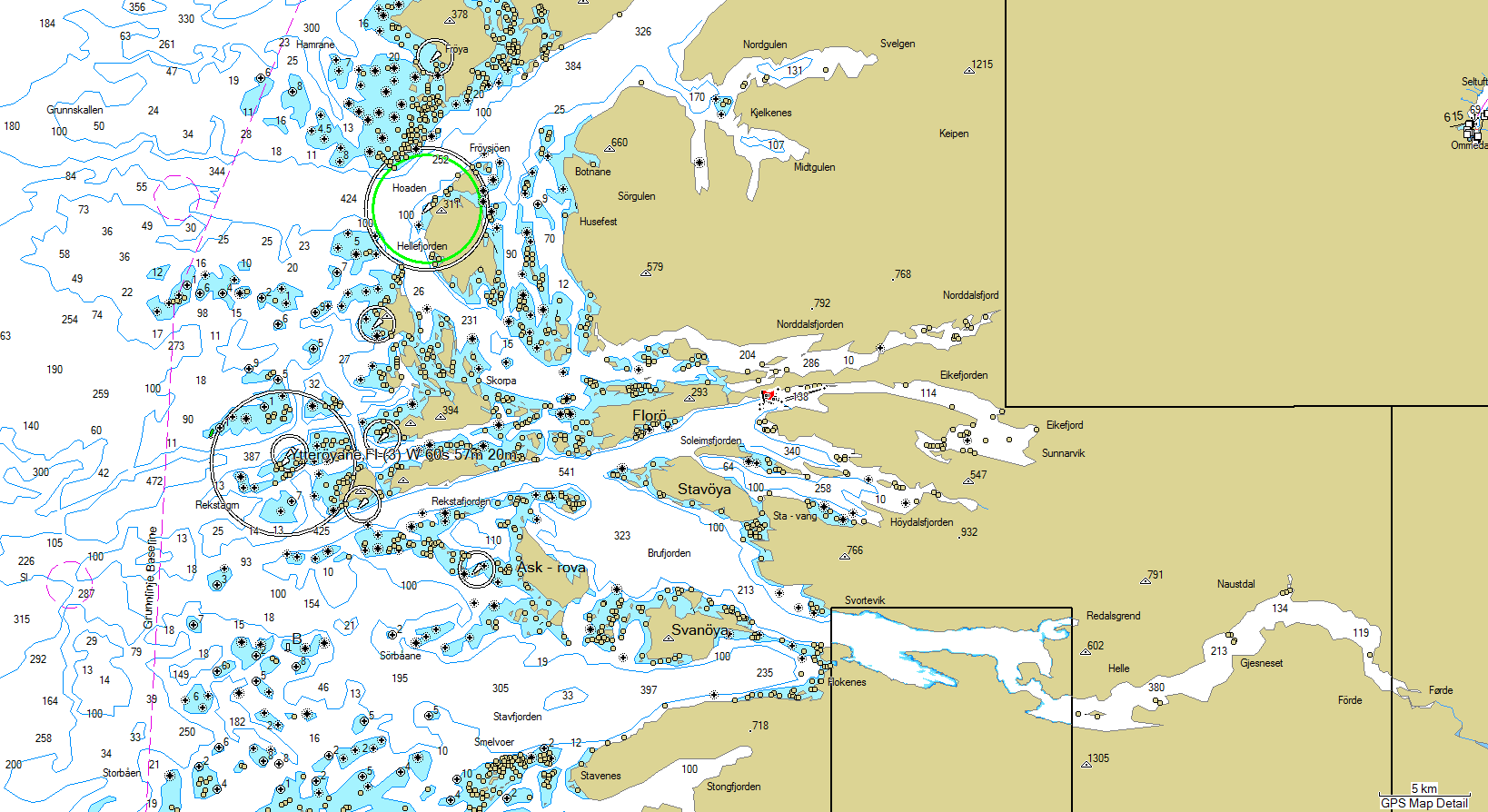 Data and information contained in this Product are 2002-2007 Her Majesty the Queen in Right of Canada, Canadian Hydrographic Service / Sa Majesté du chef en Canada, Service hydrographique du Canada