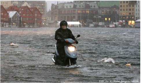 Havnivå Havnivået stiger, og løsninger for Bybanen må være robuste i forhold til dette.