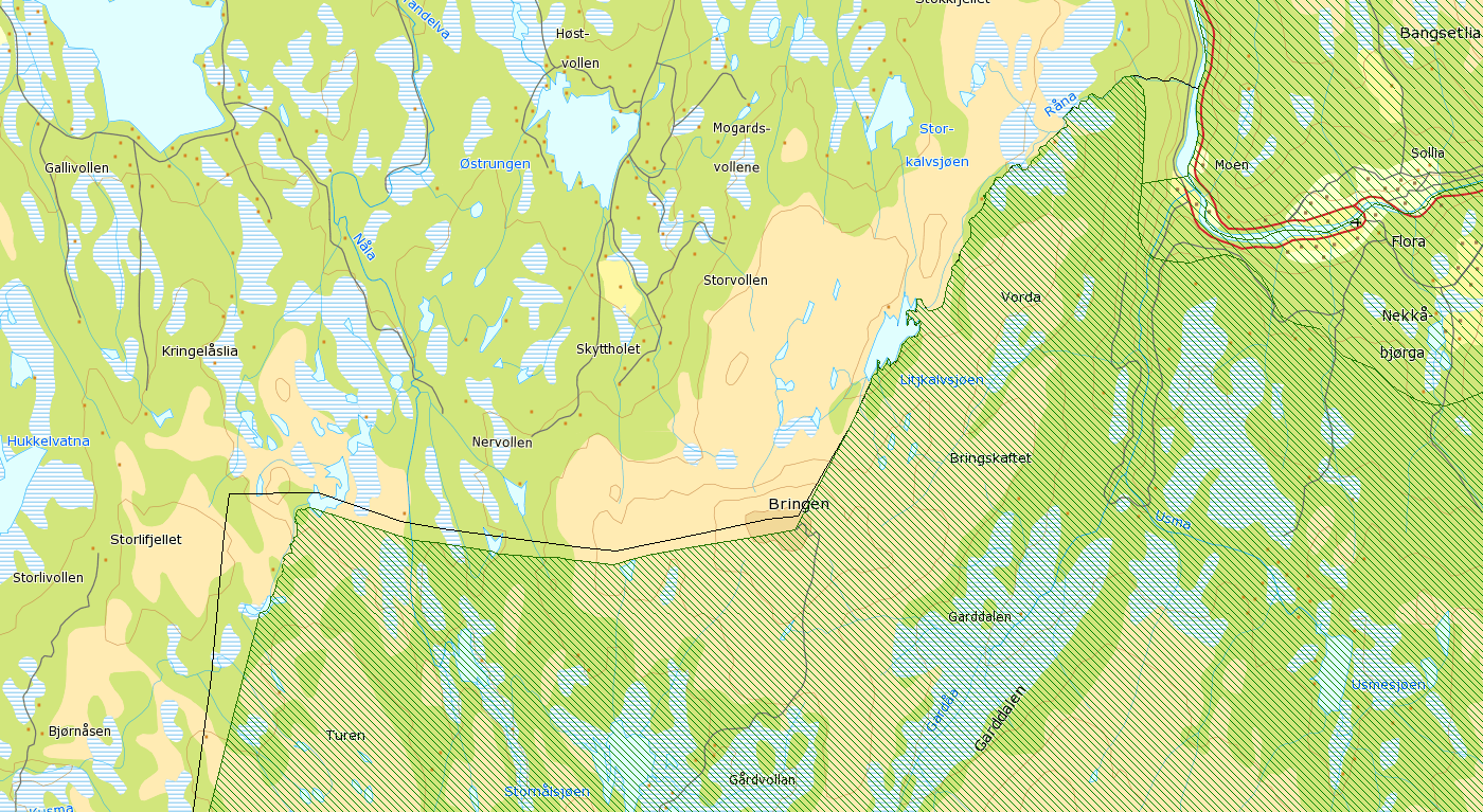 områdene mot Børsjøen og Hersjøen er at det ikke er tilrettelagt på samme måte. Det blir kjørt noe løyper fra noen av hytteområdene, men ikke i et like stort omfang som Vekta/ Børsjøen.
