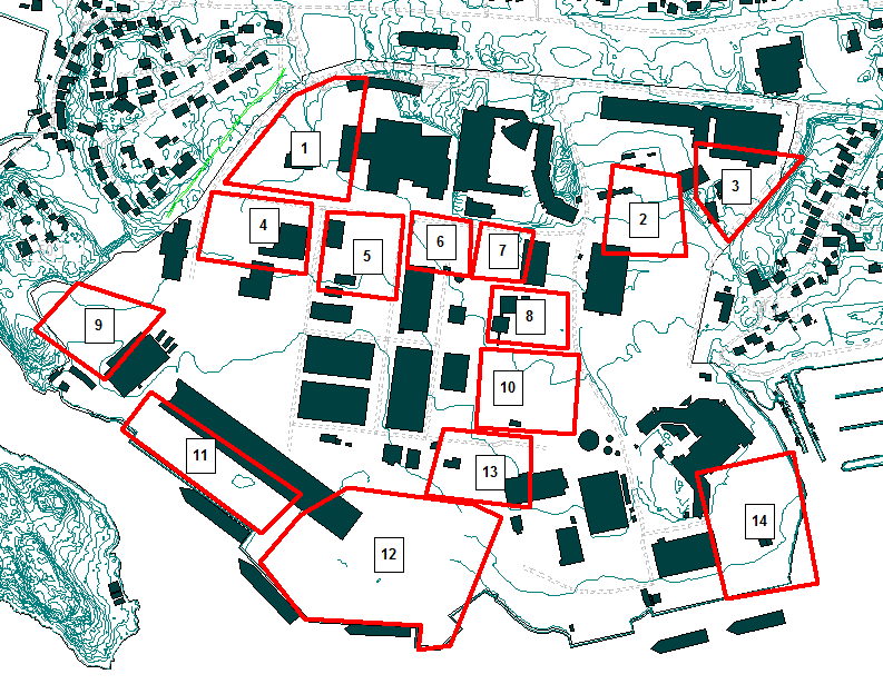 planforslaget vurdert på ny. Når det er valgt hvilke skjermer som skal tas med videre i reguleringsarbeidet kan disse legges inn i beregningene. Tabell 3.