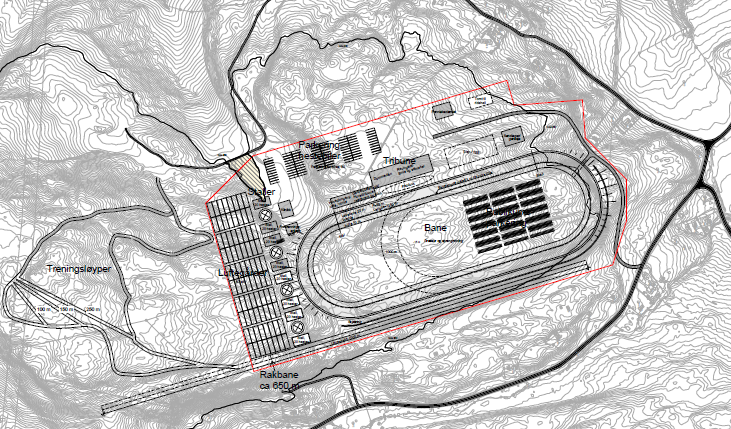 Malvik vist med 1.350m og 1.