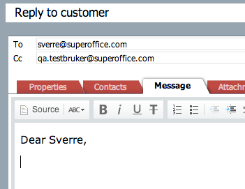 SuperOffice Customer Service 3.