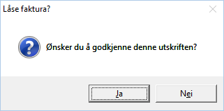 Du kan også trykke Avbryt dersom du ønsker å avbryte betalingen. Skriv ut faktura Ønsker du å sende en faktura til pasienten trykker du på Faktura nede til høyre i kassen.