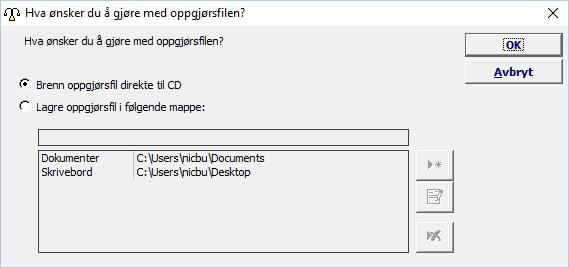 Avregning til HELFO 29 av 41 Generer oppgjørsfil Sett i en tom CD i CD-brenneren på PCen eller den eksterne CD-brenneren.