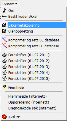 Sikkerhetskopiere data 38 av 41 Trykk på krediter nede til venstre og trykk Ja for å godkjenne krediteringen. Trykk deretter på Lukk eller krysset oppe til høyre for å fullføre krediteringen. NB!