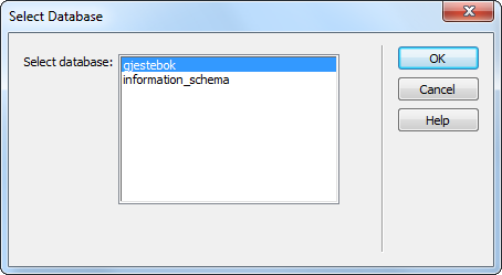 144 Snarveien til MySQL og Dreamweaver CS5 6 Benytt c:\wamp\www\gjestebokprosjekt som Server Folder, og http:// localhost/gjestebokprosjekt/ som Web URL 7 Angi at PHP MySQL skal være Server Model