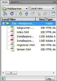 24 Snarveien til MySQL og Dreamweaver CS5 Vi skal i denne øvelsen linke til telepriser.no, og åpne websiden i et nytt nettleservindu.