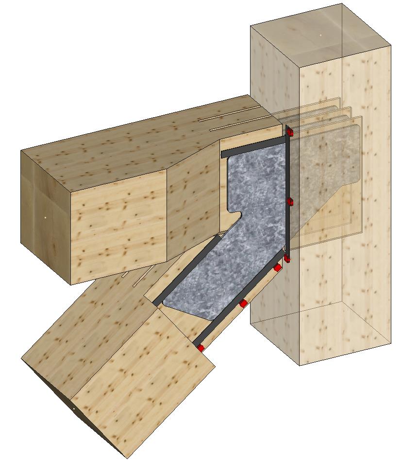 BRANNBESKYTTELSE AV KNUTEPUNKTER 2,5mm list av et varmeekspanderende laminat materiale