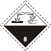 IMDG Transportfareklasse(r) (IMDG) 8 Faresedler (IMDG) 8 IATA Transportfareklasse(r) (IATA) 8 Faresedler (IATA) 8 ADN Transportfareklasse(r) (ADN) 8 Faresedler (ADN) 8 RID Transportfareklasse(r)