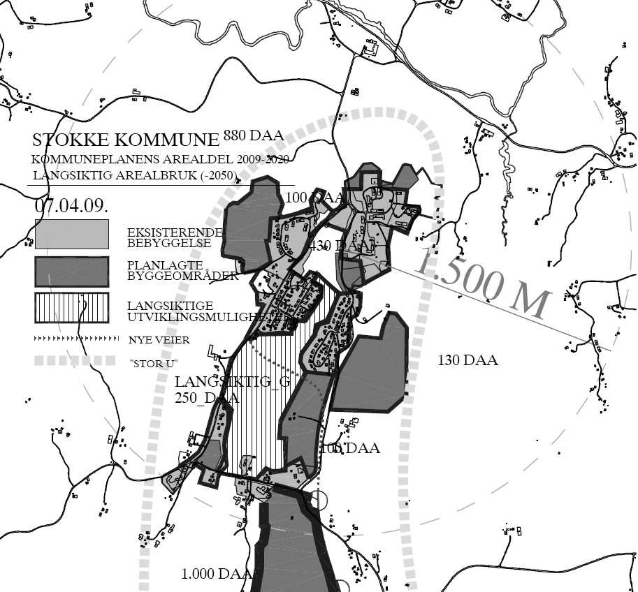 5.5 Langsiktig arealstrategi for Arnadal-Fossnes Arnadalområdet inngår i en regional utviklingsstrategi for å dempe presset på kystsonen.