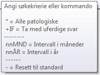 «Vis melding» viser den originale meldingen. Eks svarrapport fra Eksternt laboratorium. Disse fargekodene kan du definere selv under i modulen Administrasjon under Modulspesifikke innstillinger Lab.