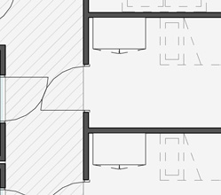 SKALA 1:100 SEKSJONSNUMMER SEKSJ.NR: 6 LEIL.NR: 6, 10, 14, 17, 0 ETASJE: P-ROM: Stue/kjøkken,, 0 1 G1-H004 METER Plan 0 Etasje:, 3, 4, 5, 6 SKALA Ant.