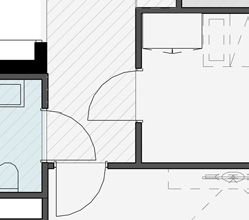 SKALA 1:100 SEKSJONSNUMMER SEKSJ.NR: 31 LEIL.NR: 31, 36, 41, 46 ETASJE: P-ROM: Stue/kjøkken,, 0 1 H1-H0301 METER Plan 03 Etasje: 3, 4, 5, 6 SKALA 1:100 Ant.