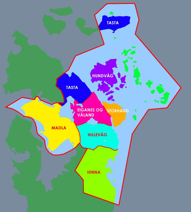 Helse- og sosialdistrikter Helse- og sosialdistrikter (4) Hundvåg/Storhaug Eiganes/Tasta